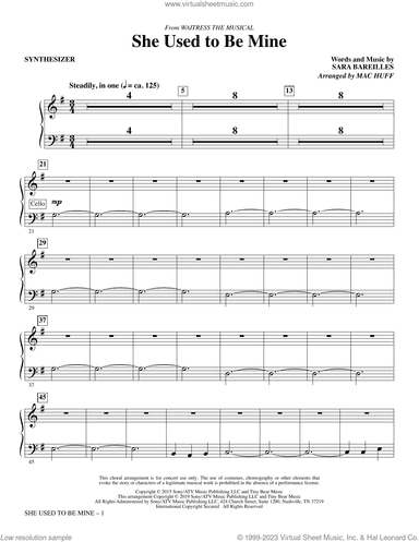 She Used To Be Mine (from Waitress the Musical) (arr. Mac Huff)