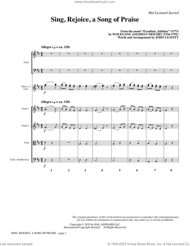 Sing, Rejoice A Song Of Praise (arr. John Leavitt)