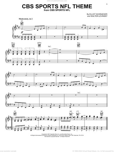 CBS Sports NFL Theme, (intermediate)