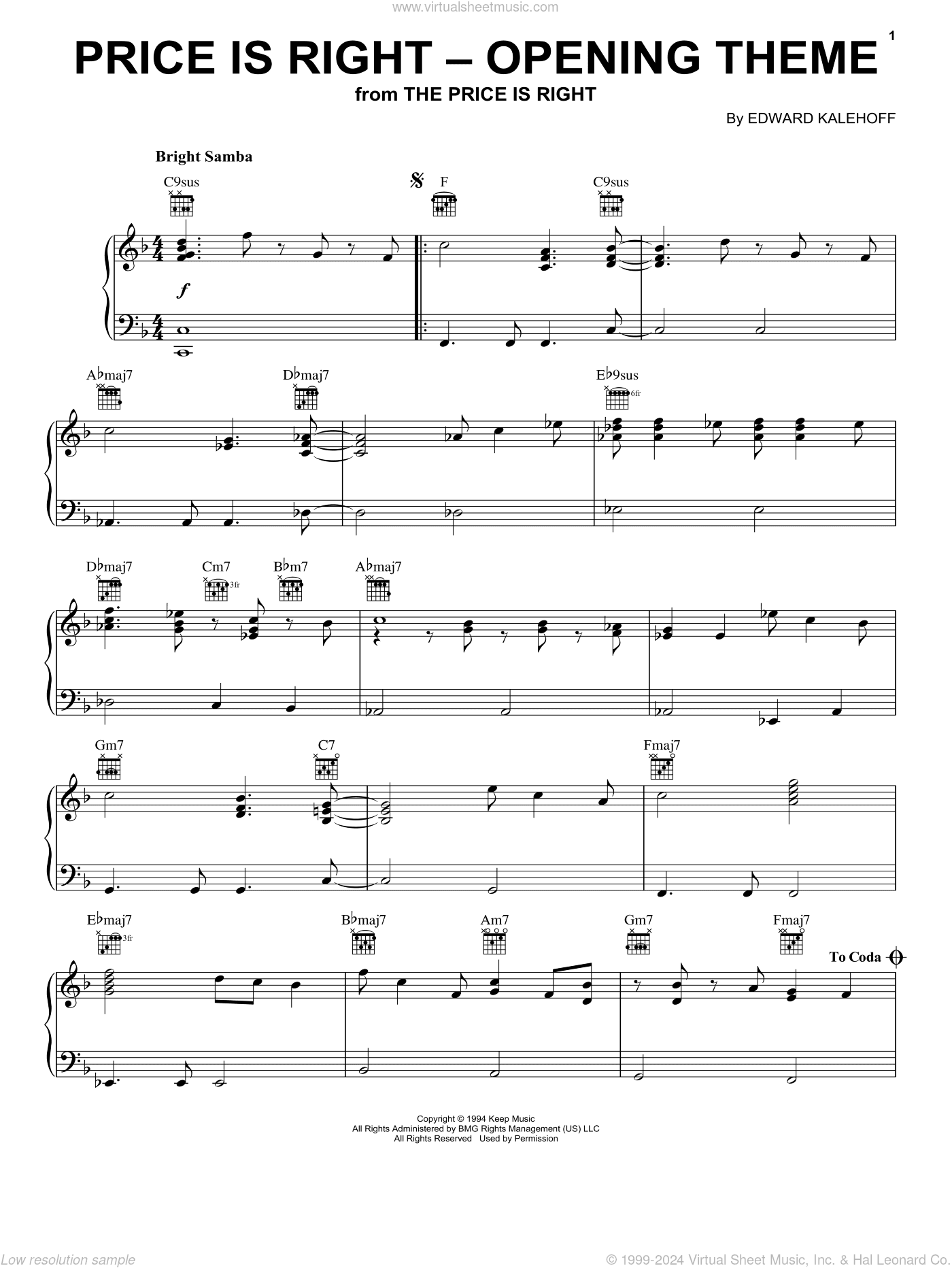 Price Is Right (Opening Theme)