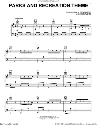 Parks And Recreation Theme, (intermediate)