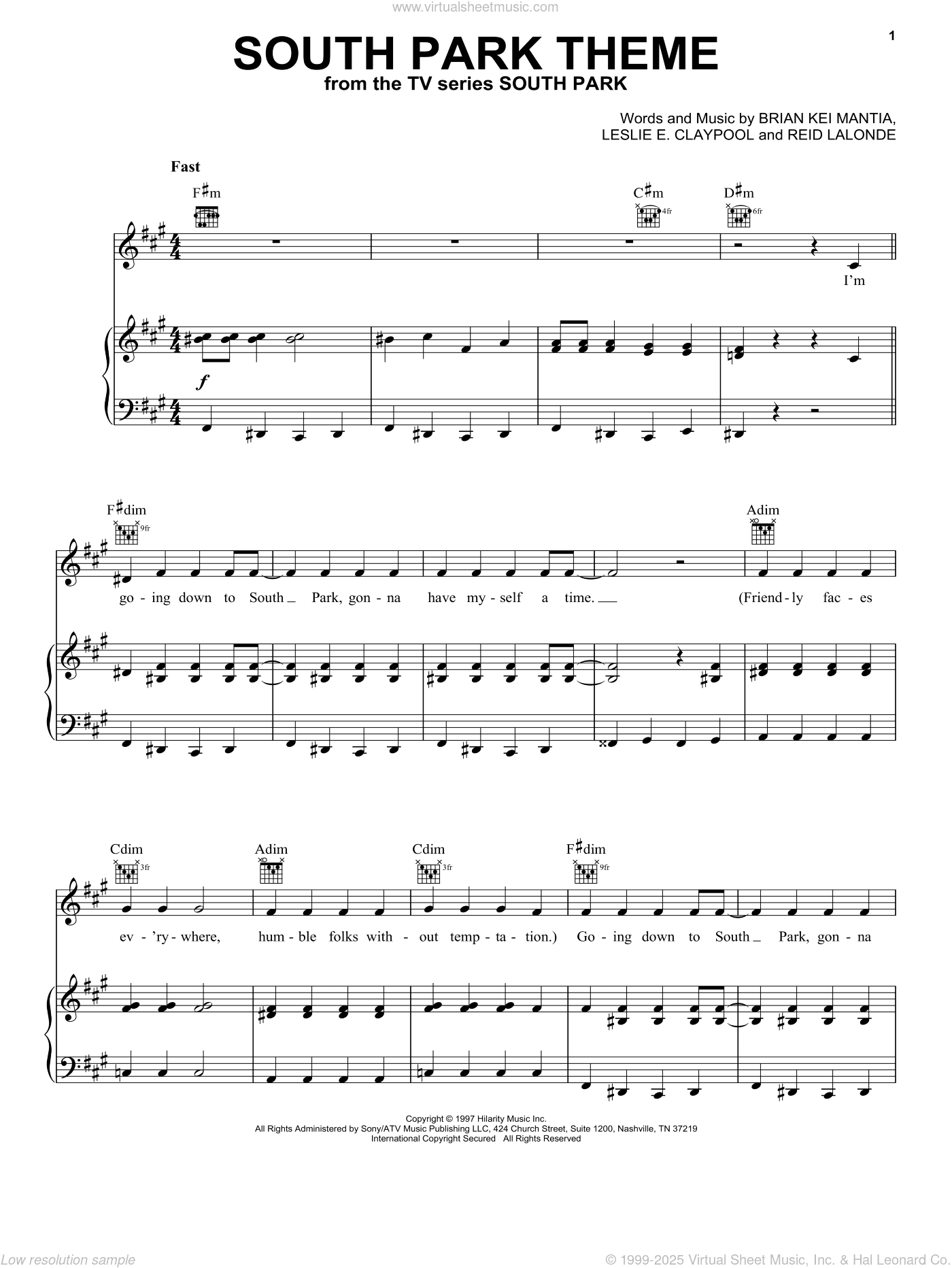 South Park Theme