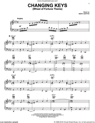 Changing Keys (Wheel Of Fortune Theme), (intermediate)