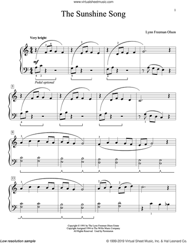 The Sunshine Song