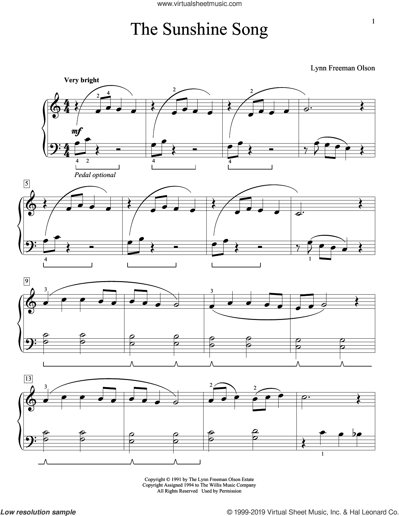 The Sunshine Song