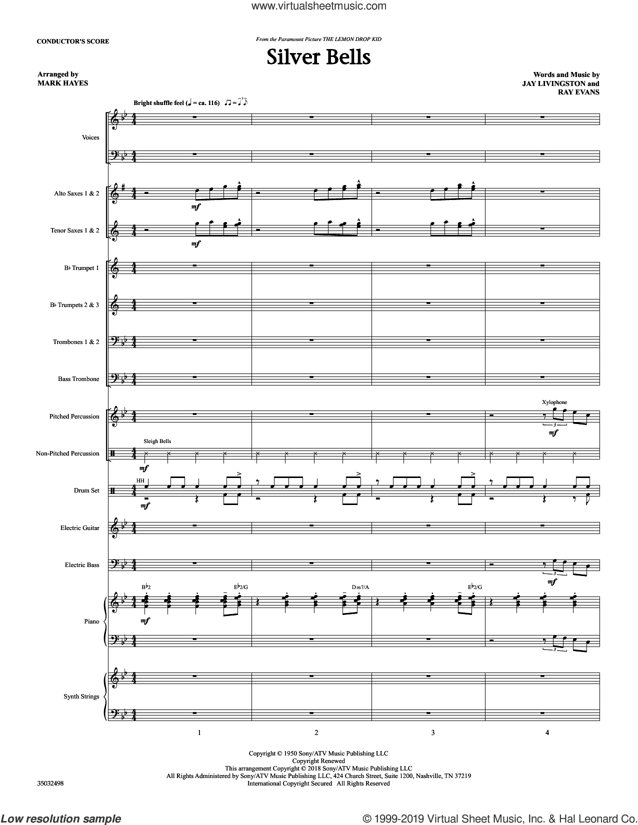 Silver Bells (arr. Mark Hayes) (COMPLETE)
