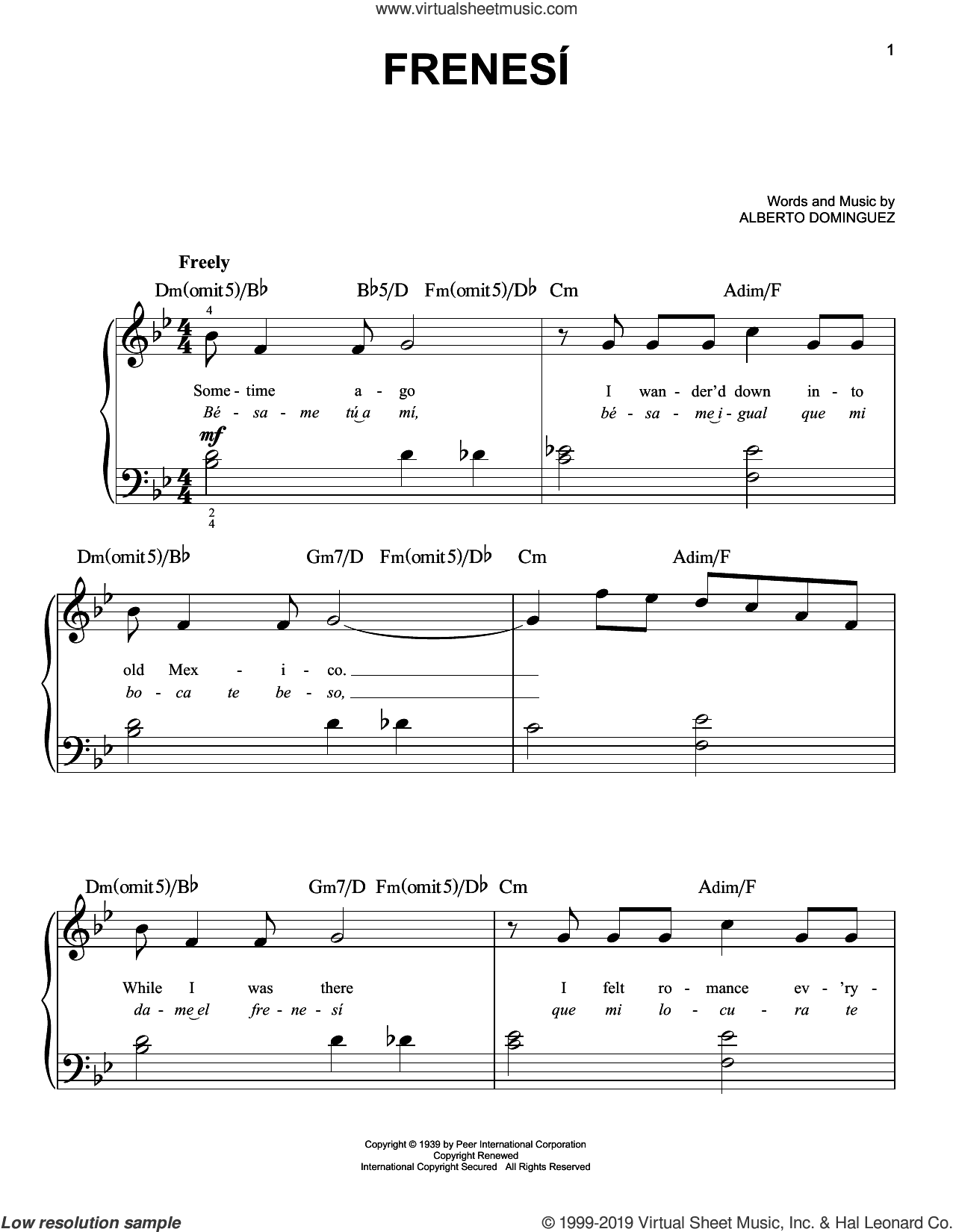 Frenesi, (beginner)
