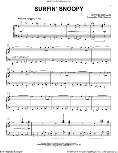 Surfin' Snoopy (arr. Phillip Keveren)
