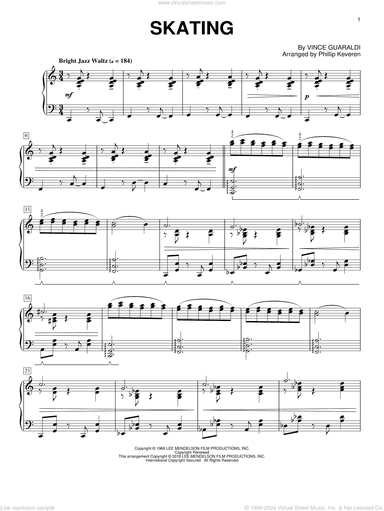 Skating (from A Charlie Brown Christmas) (arr. Phillip Keveren)