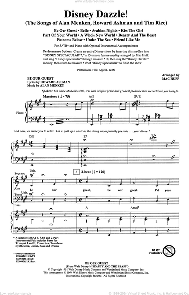 Disney Dazzle! (The Songs of Alan Menken, Howard Ashman and Tim Rice) (Medley)