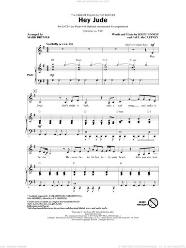 Hey Jude (arr. Mark Brymer)