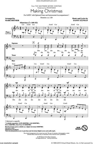 Making Christmas (from The Nightmare Before Christmas) (arr. Mark Brymer)