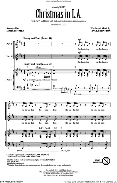 Christmas In L.A. (arr. Mark Brymer)