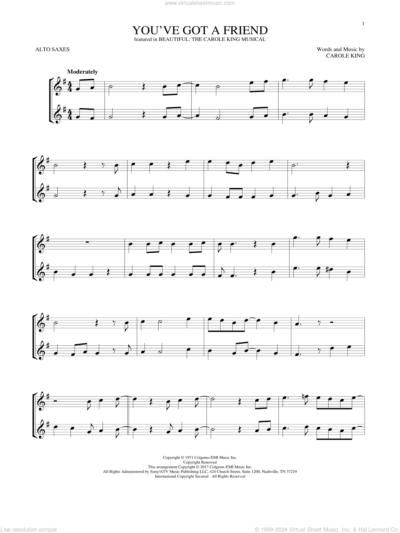 You've Got A Friend (from Beautiful: The Carole King Musical)