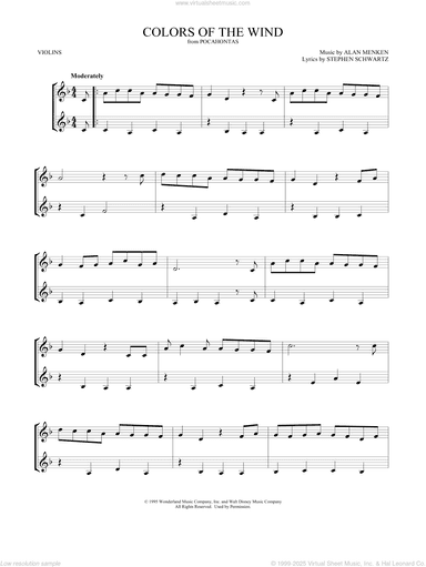 Colors Of The Wind (from Pocahontas) (arr. Mark Phillips)