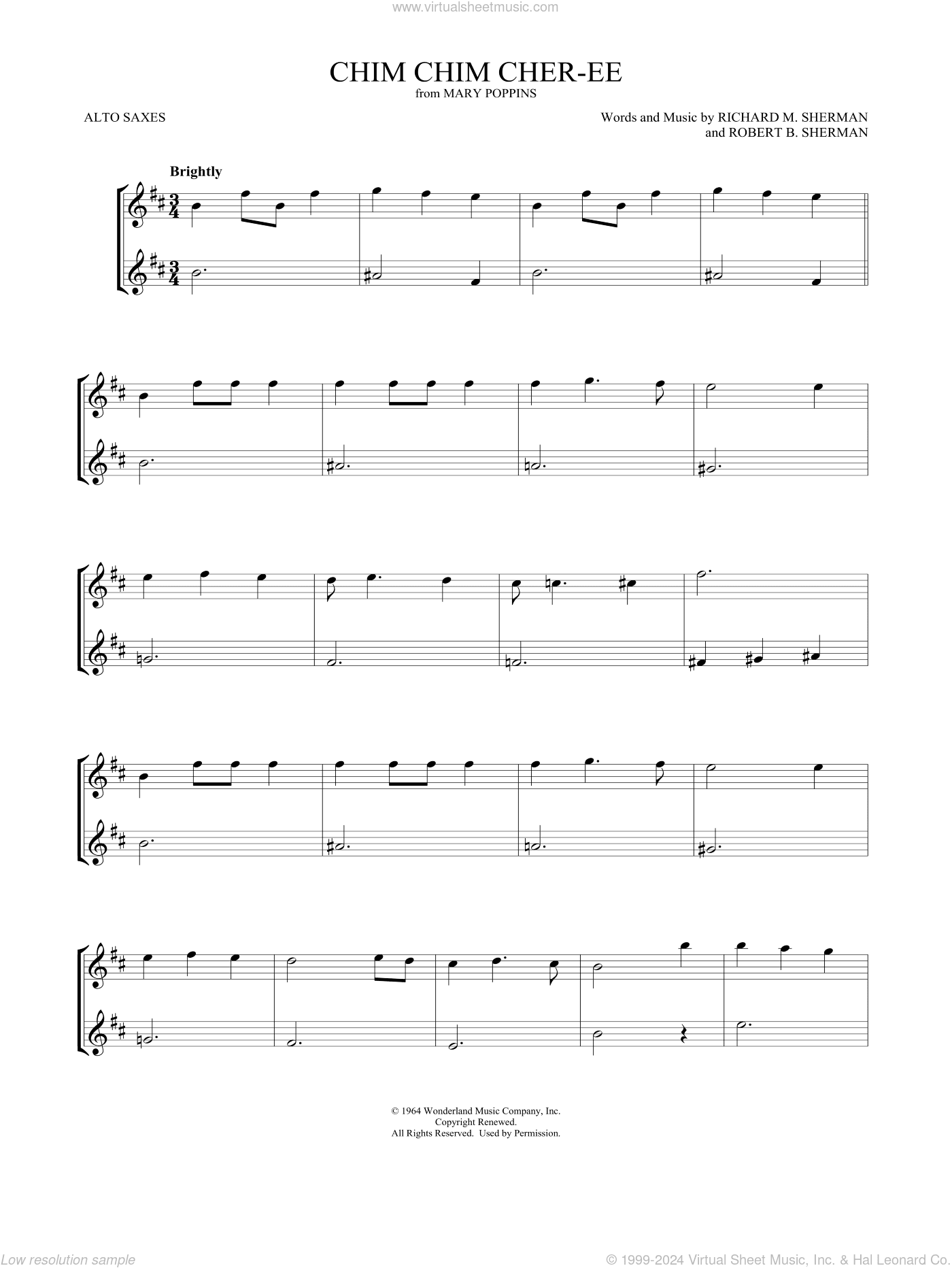 Chim Chim Cher-ee (from Mary Poppins) (arr. Mark Phillips)