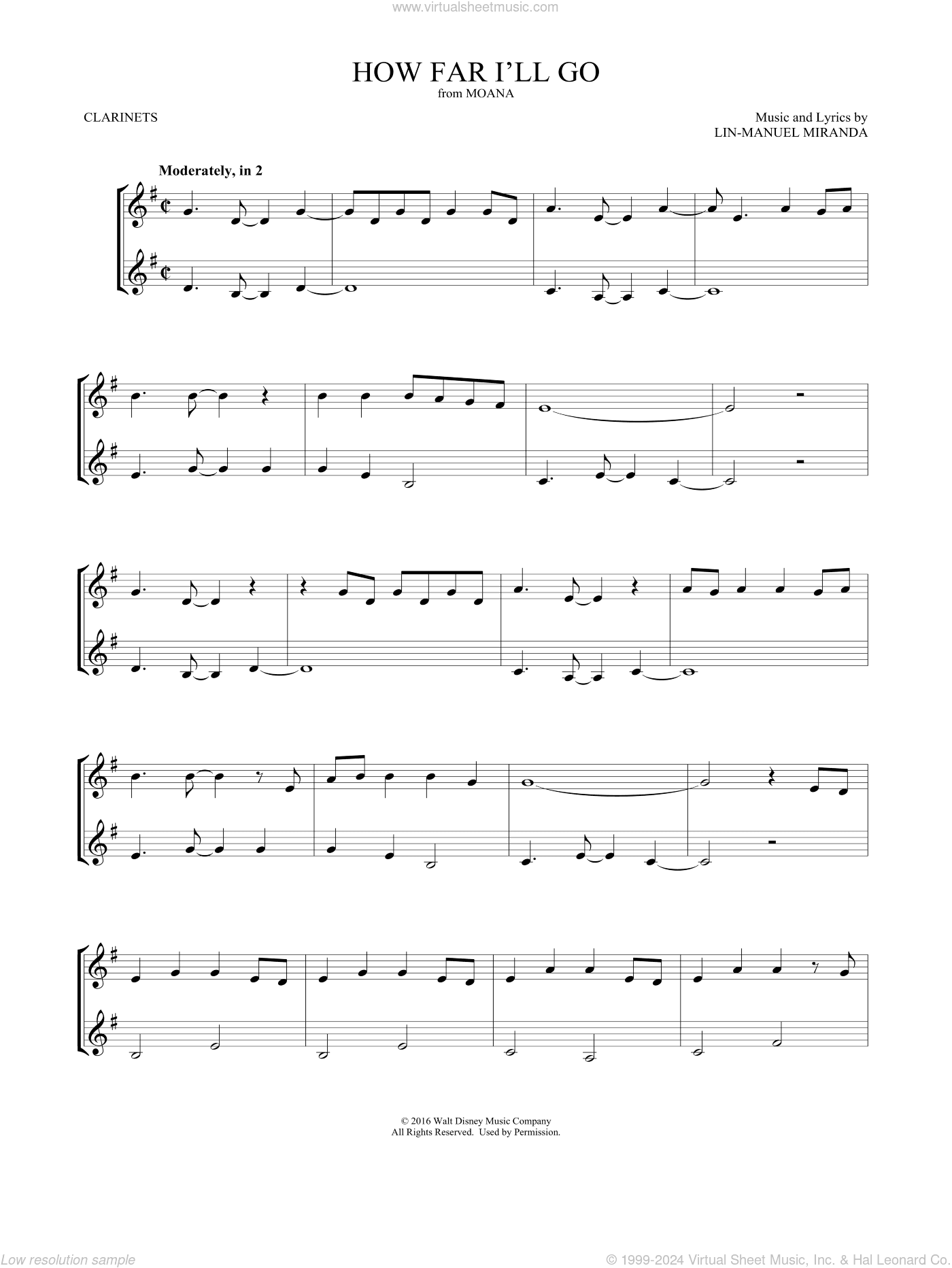 How Far I'll Go (from Moana) (arr. Mark Phillips)