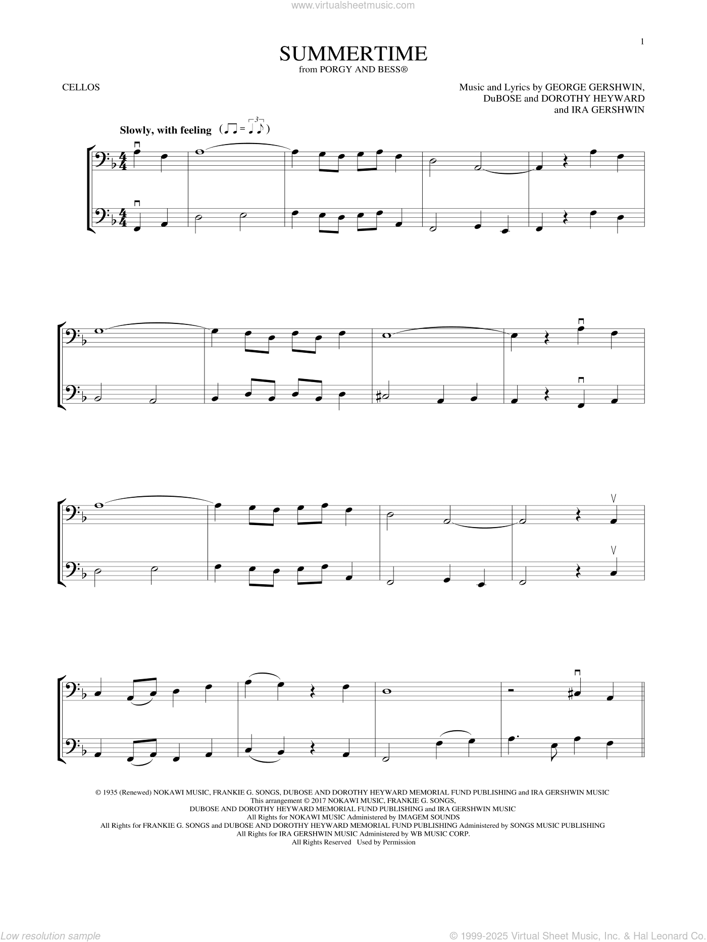 Summertime (from Porgy and Bess)