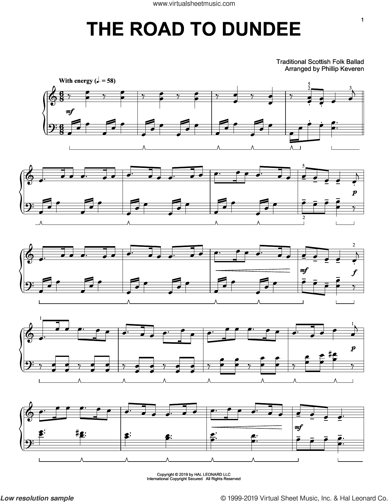 The Road To Dundee (arr. Phillip Keveren)