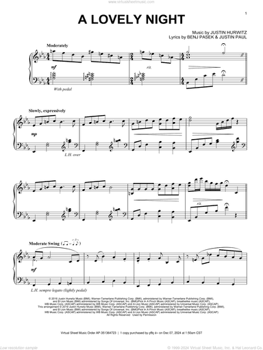 A Lovely Night (from La La Land)