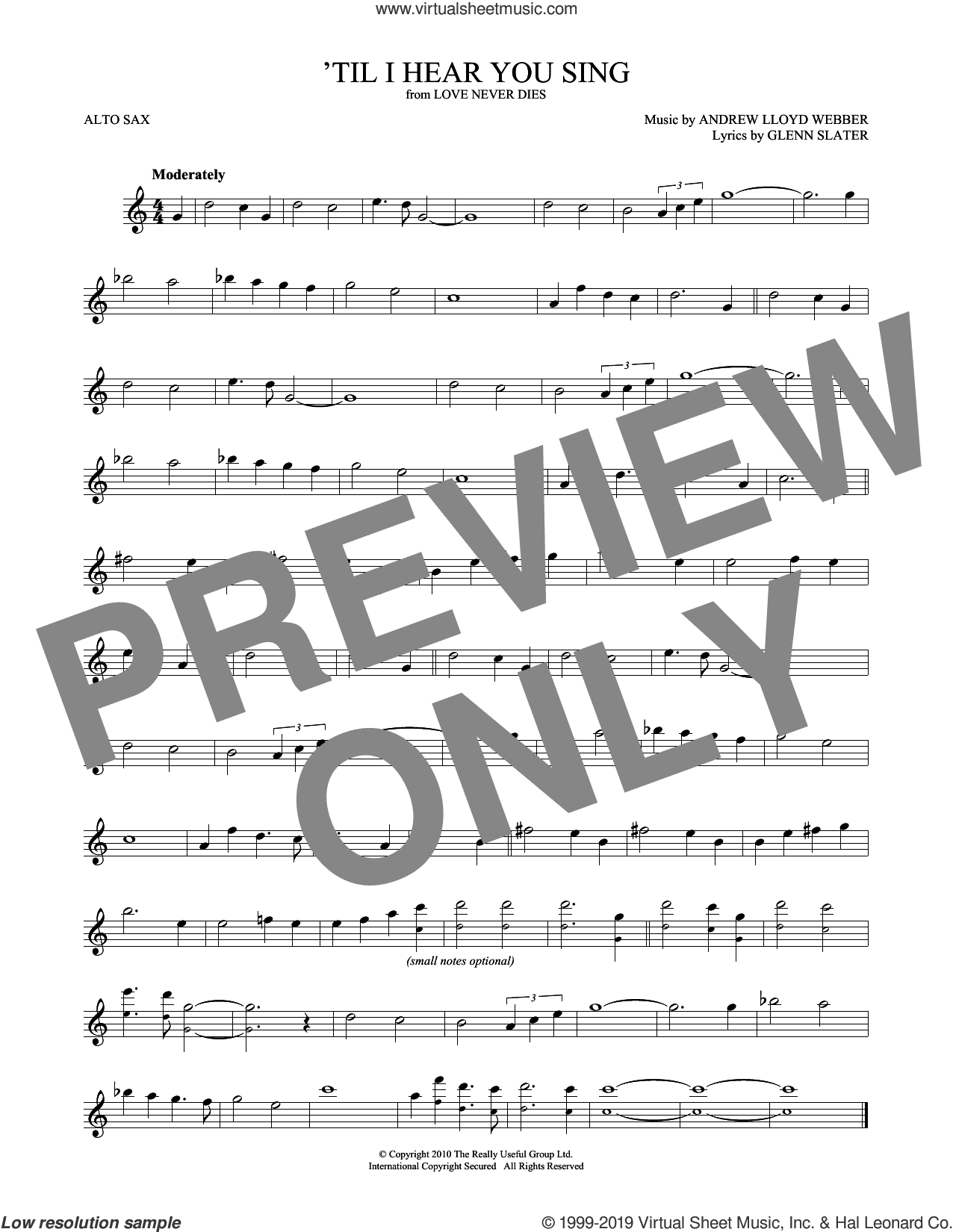 'Til I Hear You Sing (from Love Never Dies)