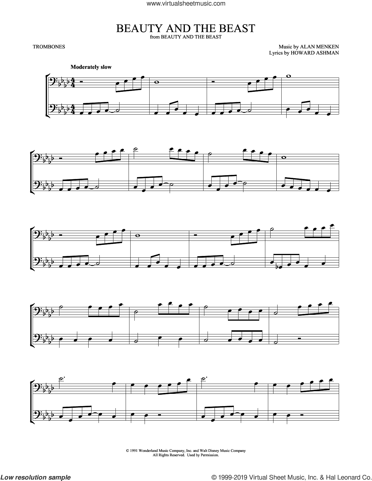 Beauty And The Beast (arr. Mark Phillips)