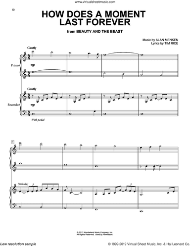 How Does A Moment Last Forever (from Beauty and the Beast)