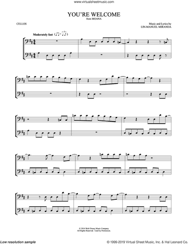 You're Welcome (from Moana) (arr. Mark Phillips)