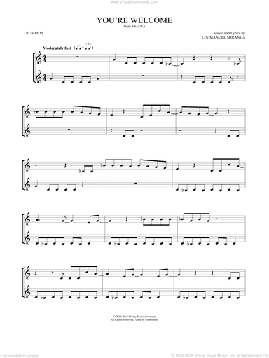 You're Welcome (from Moana) (arr. Mark Phillips)