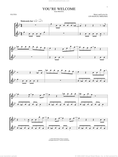 You're Welcome (from Moana) (arr. Mark Phillips)