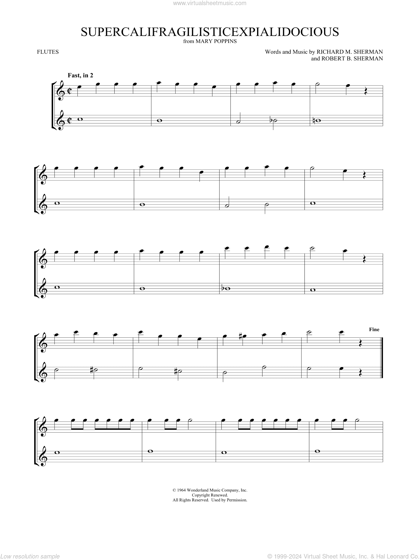 Supercalifragilisticexpialidocious (from Mary Poppins) (arr. Mark Phillips)
