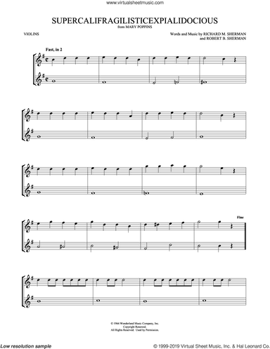 Supercalifragilisticexpialidocious (from Mary Poppins) (arr. Mark Phillips)