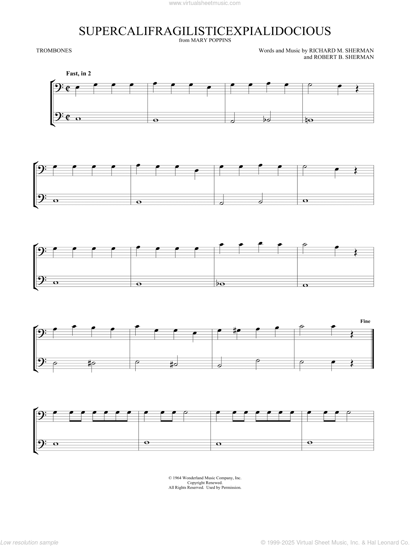 Supercalifragilisticexpialidocious (from Mary Poppins) (arr. Mark Phillips)