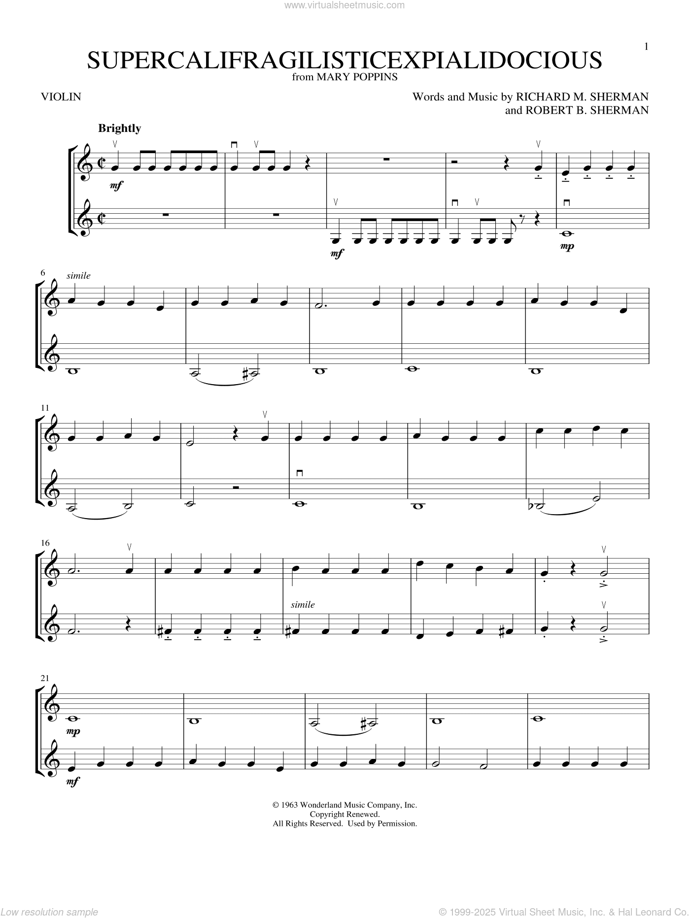 Supercalifragilisticexpialidocious (from Mary Poppins)