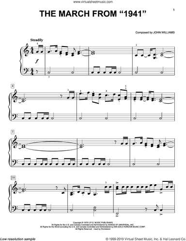 March (from 1941), (easy)