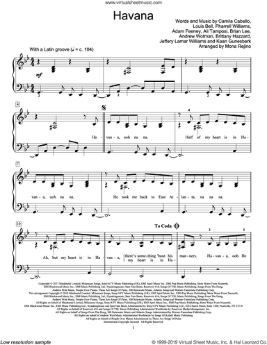 Havana (feat. Young Thug) (arr. Mona Rejino)