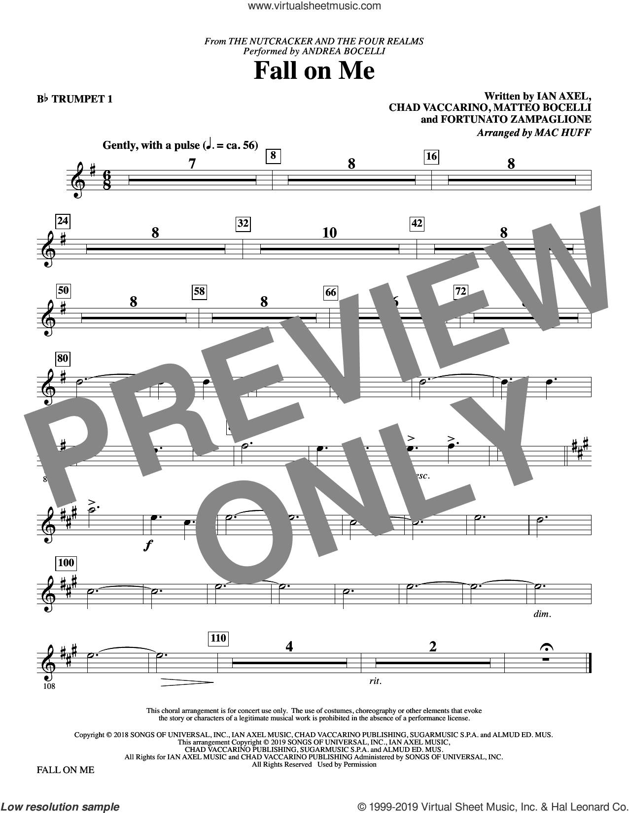 Fall on Me (from The Nutcracker and the Four Realms) (arr. Mac Huff)