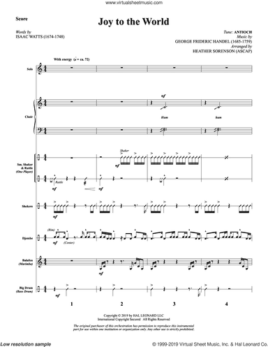 Joy to the World (arr. Heather Sorenson)