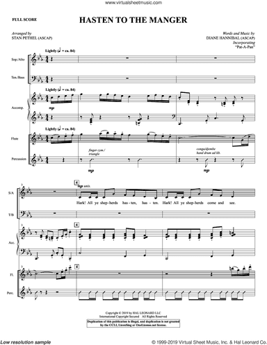 Hasten to the Manger (With "Pat-A-Pan") (arr. Stan Pethel)