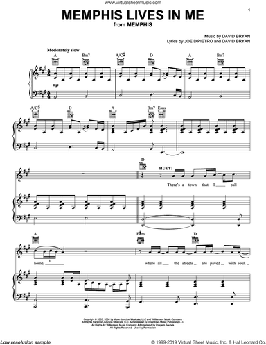 Memphis Lives In Me (from Memphis: A New Musical)