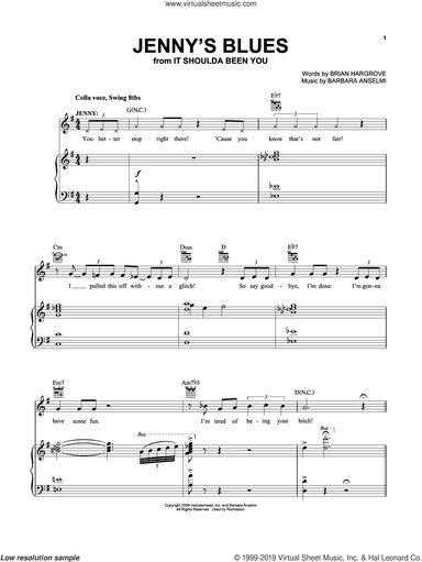 Jenny's Blues (from It Shoulda Been You)
