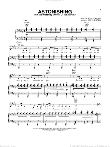 Astonishing (from Little Women - The Musical)