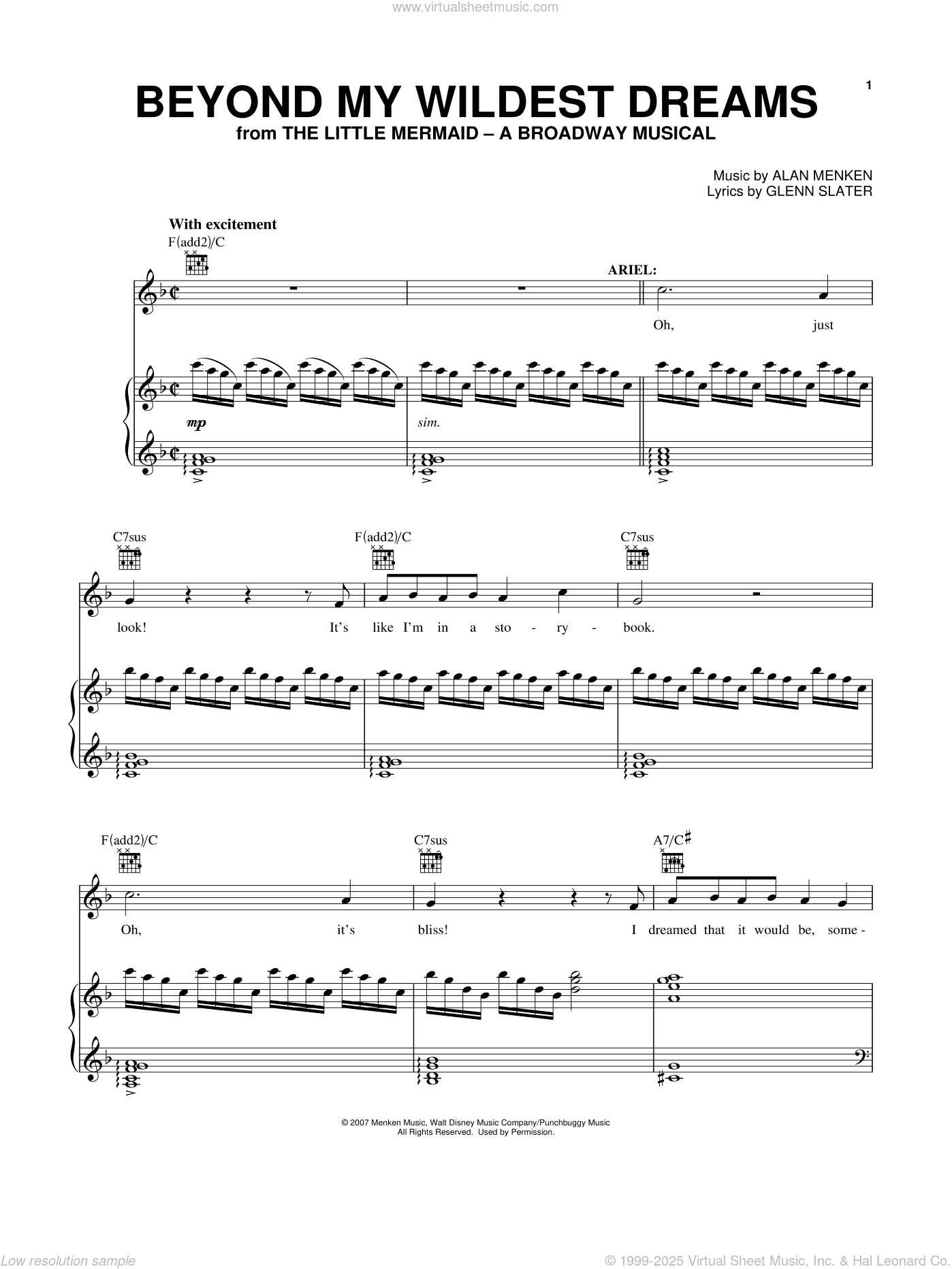 Beyond My Wildest Dreams (from The Little Mermaid Musical)