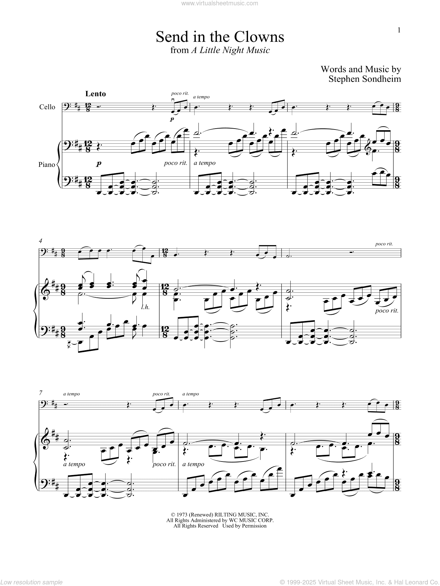 Send In The Clowns (from A Little Night Music)