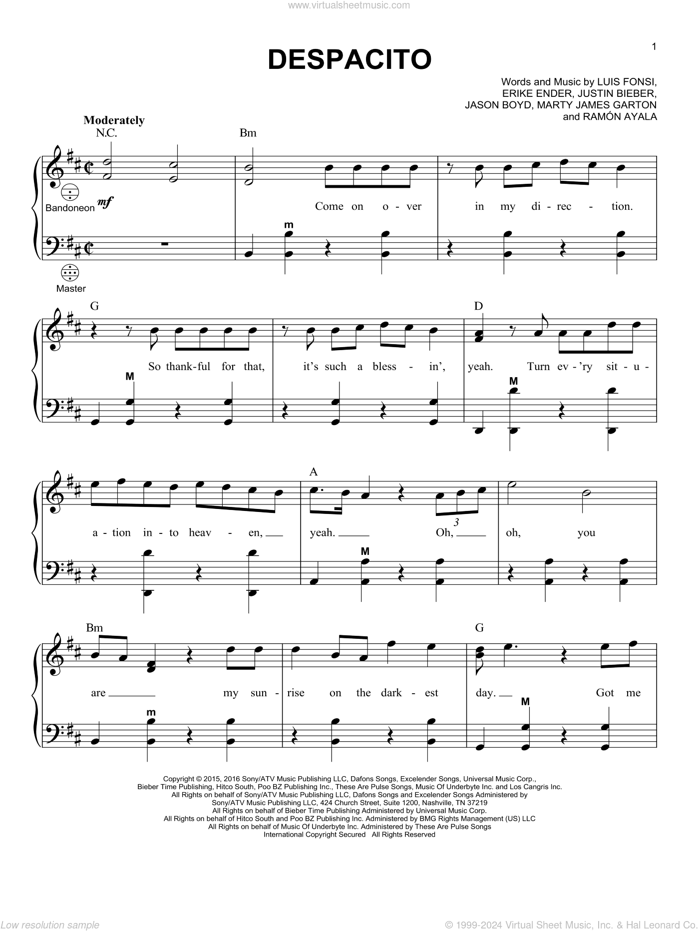 Despacito (arr. Gary Meisner)