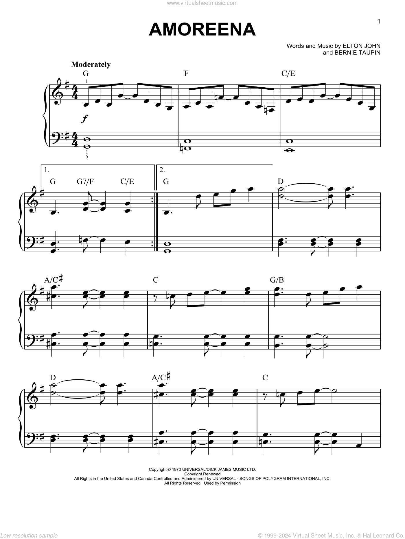 Amoreena (from Rocketman)