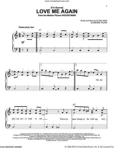 (I'm Gonna) Love Me Again (from Rocketman)
