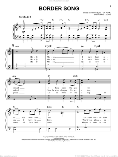 Border Song (from Rocketman)