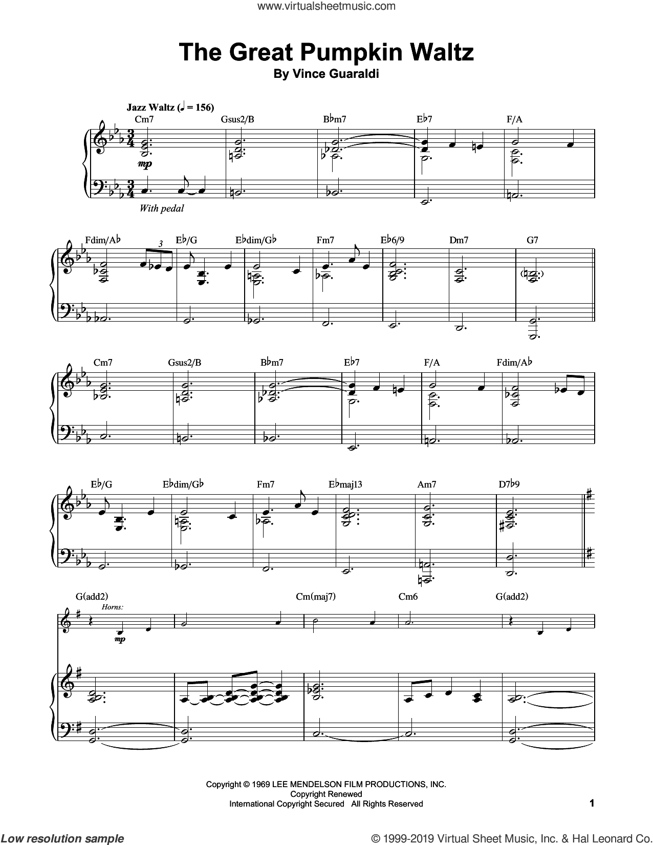 The Great Pumpkin Waltz
