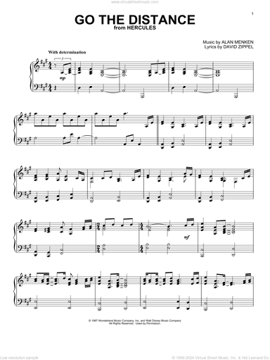 Go The Distance (from Hercules)